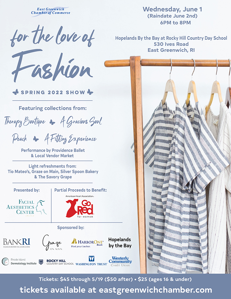 We are very excited to announce our fashion show will return this June! Get your tickets (and an early bird discount) now!