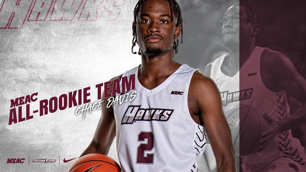 UMESHawksHoops's tweet photo. Congratulations to Chace Davis on his @MEACSports
 All-Rookie Team honor! @flyyychace #HawkPride https://t.co/tmORLaL0PB