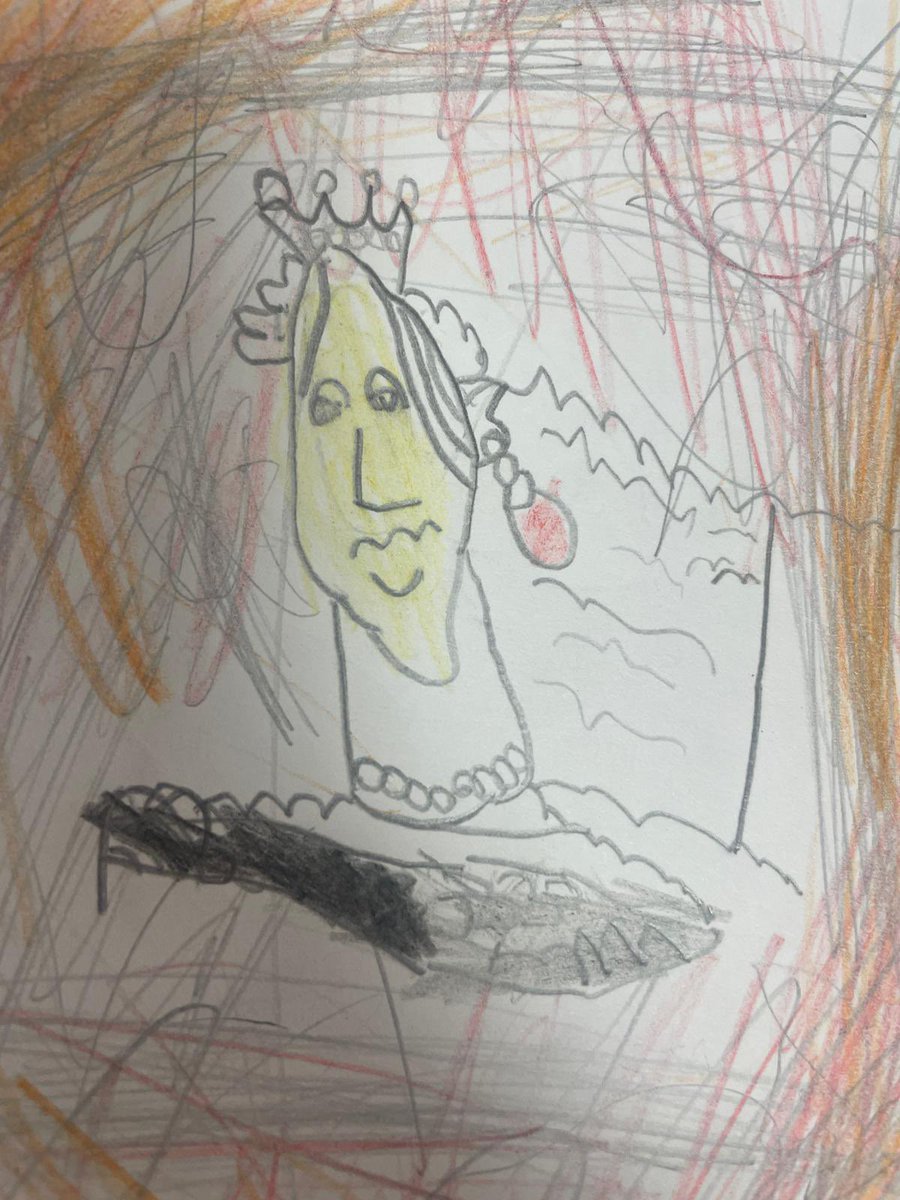 rothwellstmarys's tweet photo. Year 1 have been studying Queen Victoria in humanities. In art we learned about portraits and then sketched portraits of her using different sources. #ArtistOnTwitter #curriculum #multidiscplinary https://t.co/mc8QDqmNKz