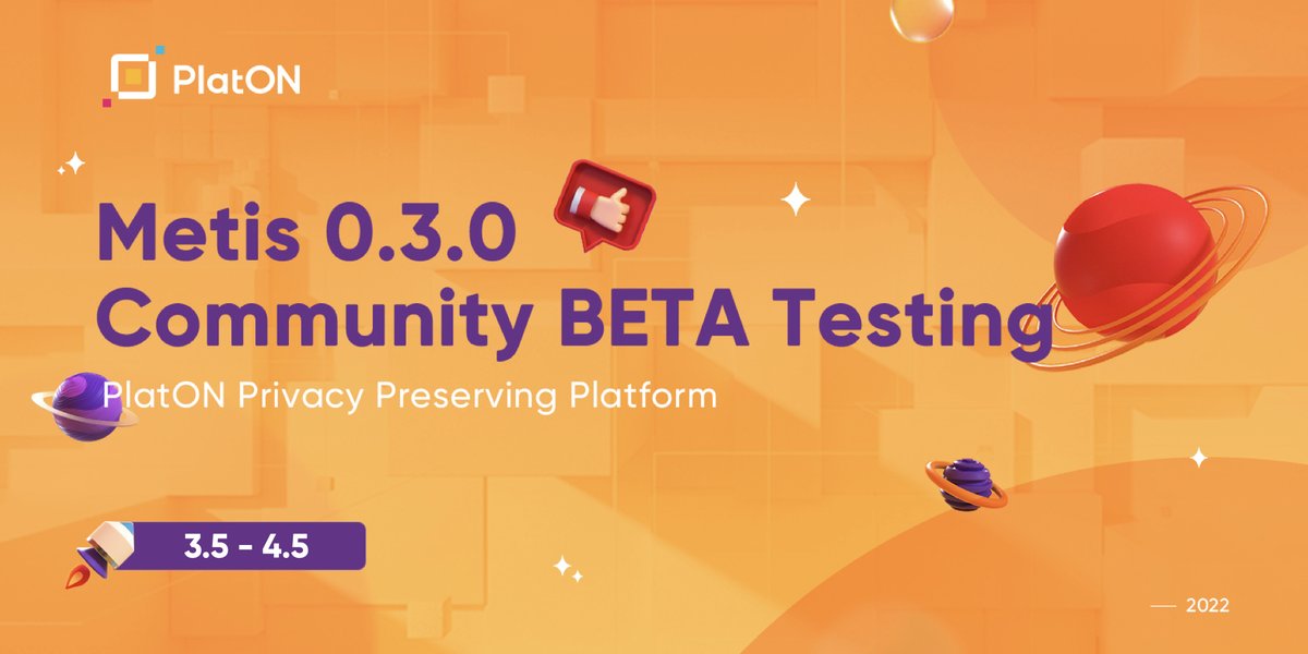 🎁300,000 LAT rewarded!
The Privacy-Preserving Network Metis is opening its 0.3.0 community beta on March 5th for a period of 1 month. We are offering 300,000 LAT prizes for this event, so get started and see how you can participate!
forum.latticex.foundation/t/topic/6061