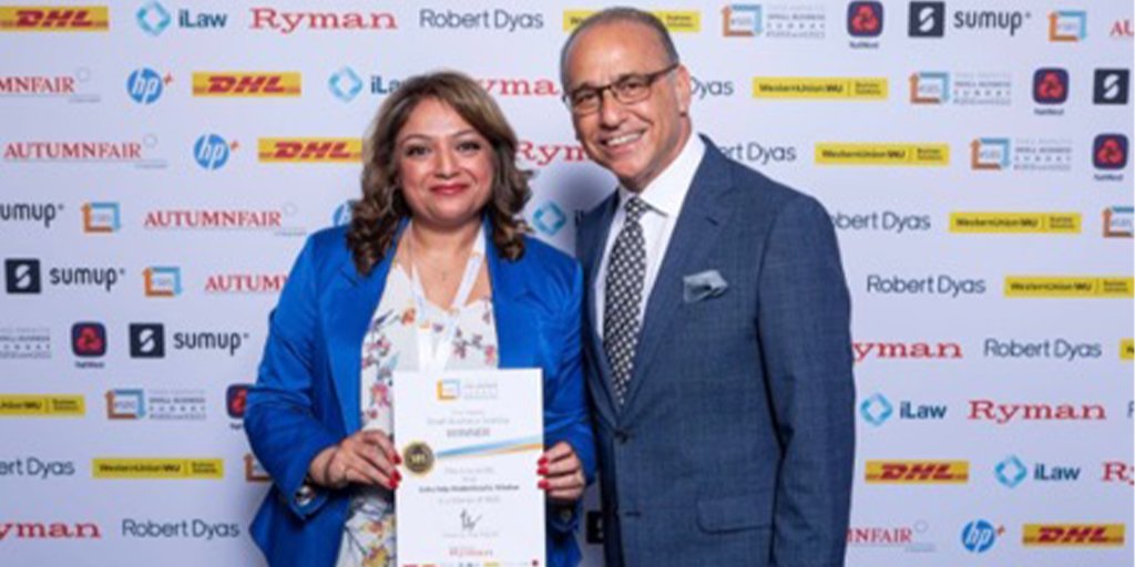 UKNewsGroup's tweet image. The Royal Borough based Nealem Stephens, Owner of @ExtraHelpMandW celebrates with TV Dragon @TheoPaphitis…

Read more about it here -&amp;gt; bit.ly/3vAwW8N

-&amp;gt; @BizHour 

-&amp;gt; #Business #Award #SBS #SBSEvent2022 #Event #BizHour #UKNewsGroup #SouthEast