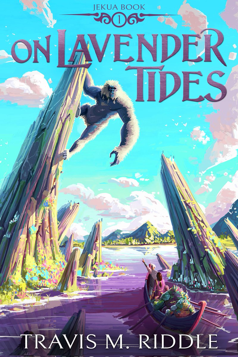 traviswanteat's tweet photo. I'm excited to finally announce my next book, a Pokémon-inspired #progressionfantasy called ON LAVENDER TIDES.

It releases three weeks from today, on March 25.

Cover art by Baj Singh / design by @DerangeDoctor / Interior illustrations by @papagaeio

More details below! https://t.co/MiSKIi17Hk