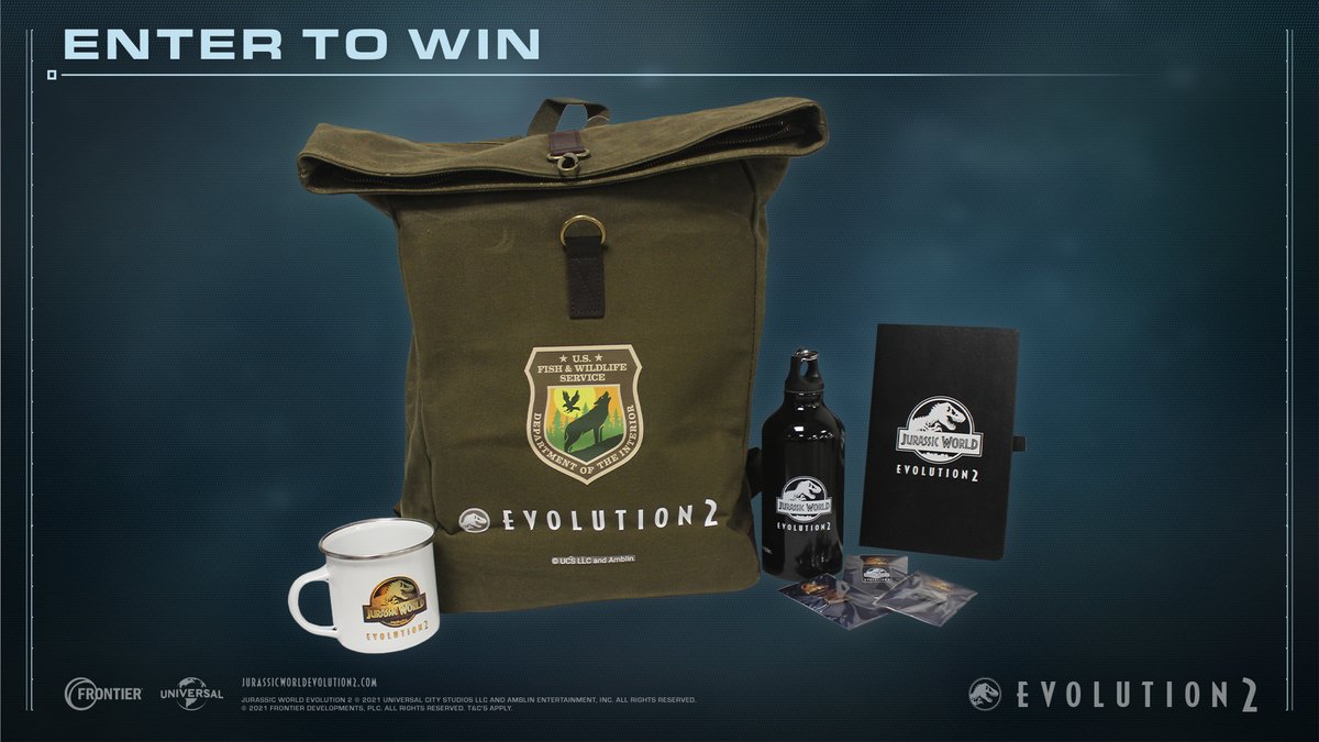 JW_Evolution's tweet photo. To celebrate the upcoming launch of Update 2 and the Camp Cretaceous Dinosaur Pack, we're giving away these amazing prizes! To enter, tell us what you're most looking forward to from the DLC.

Winners are drawn Monday @ 12pm GMT.

Wishlist the DLC here: https://t.co/np684I3f04 🦖 https://t.co/RLoabb9UTe