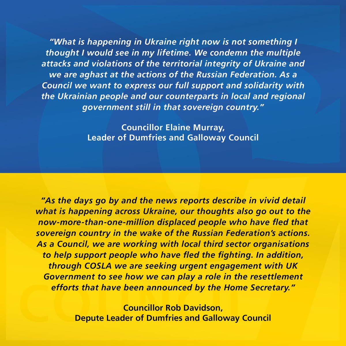 dgcouncil's tweet photo. #SolidarityUkraine 🇺🇦 https://t.co/igsJfwNz7O