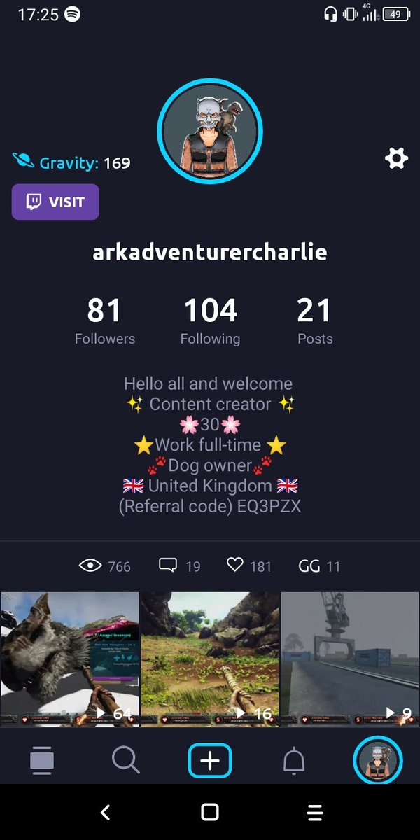 Charlie98607036's tweet photo. My hover is blowing up again lol must be the cute Dino posts 🤪 #hover #smallstreamers #smallstreamer #arkstreamer #arksurvivalevolved https://t.co/tABwGNRiT7
