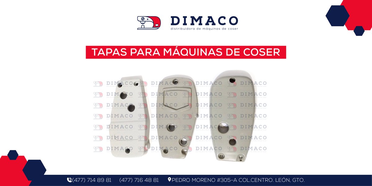 DINNEKMAQUINAS's tweet photo. En DIMACO tenemos tapas para tus máquinas de coser industriales.
📦 Realizamos envíos seguros a toda la República 📦
#refacciones #tapasparamaquinasdecoser #dimaco #dinnek https://t.co/YmERSKrsSg