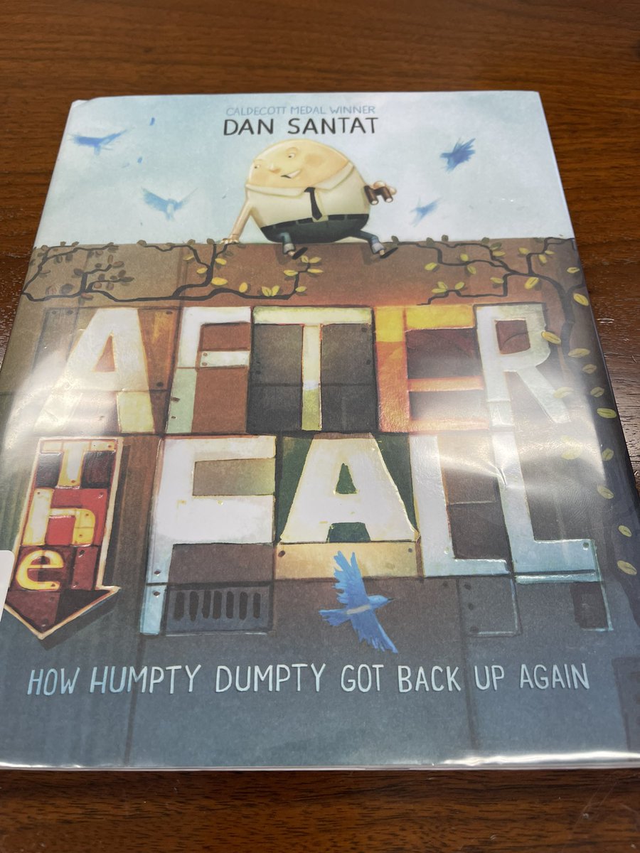 stevengut1errez's tweet photo. Life begins after the fall. Classic tale of Humpty Dumpty teaching new lessons of resiliency and overcoming our fears. Thank you @RESLibrary2 &amp; @TISDRES for celebrating literacy and for the important life lessons found in books of all types and perspectives. #TomballReads https://t.co/C8BN3Izy9H