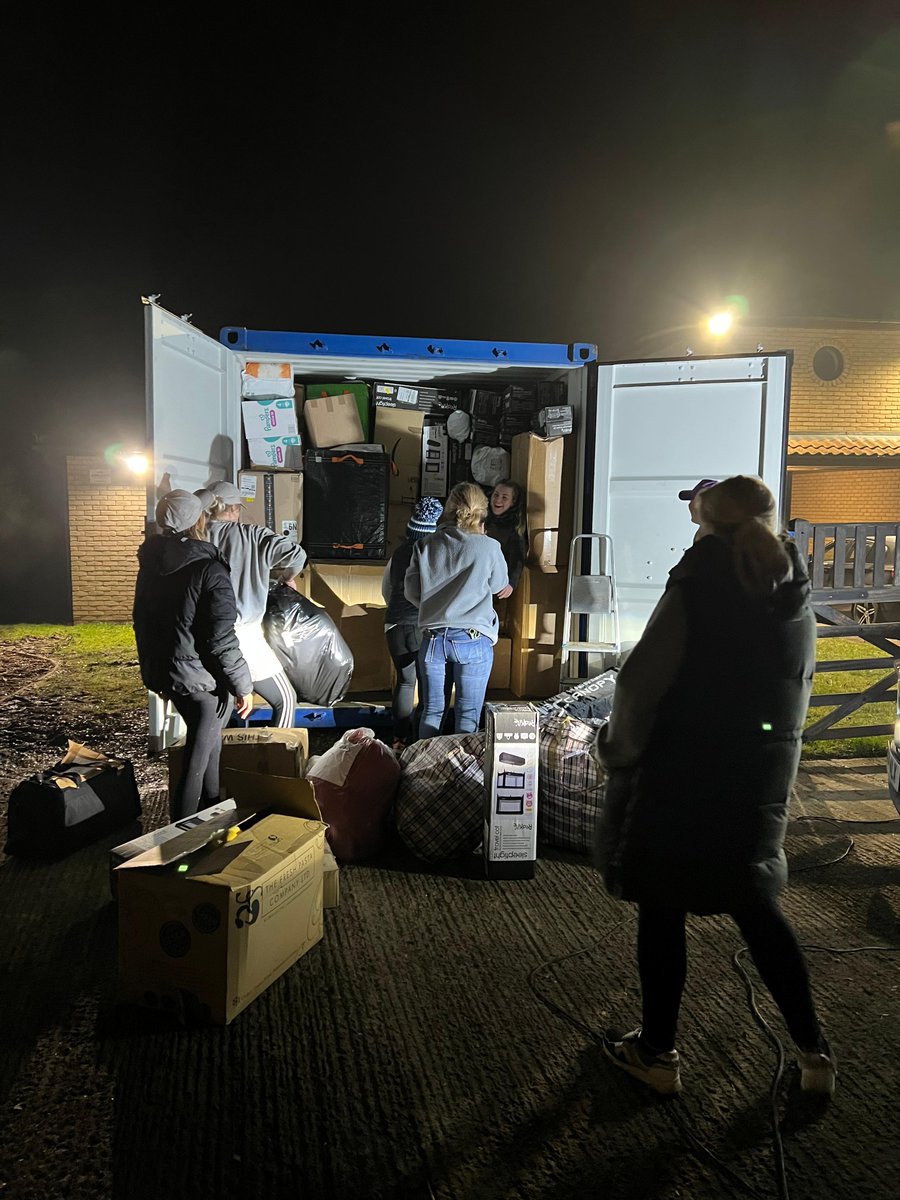 GreeneGreeneLaw's tweet photo. We’ve been collecting donations for families fleeing Ukraine, via Nanny Louenna and @geewizzcharity. Angharad and the Louenna team were packing the containers until 11pm last night, @philipjudgeint will take them to Poland on Sunday.  You can also donate: https://t.co/cERvrYteP0 https://t.co/krAnAcjbMq