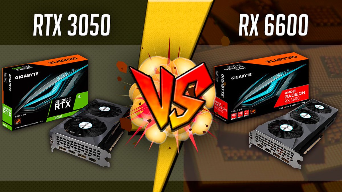 ChozzaGames's tweet image. #RX6600 #RTX3050 #NvidiavsAMD
RTX 3050 vs RX 6600 | Cual comprarían? youtube.com/watch?v=XCObNx…