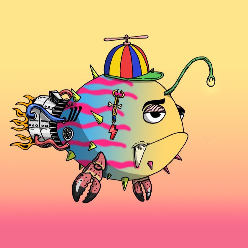 Spiky Space Fish United tweet media