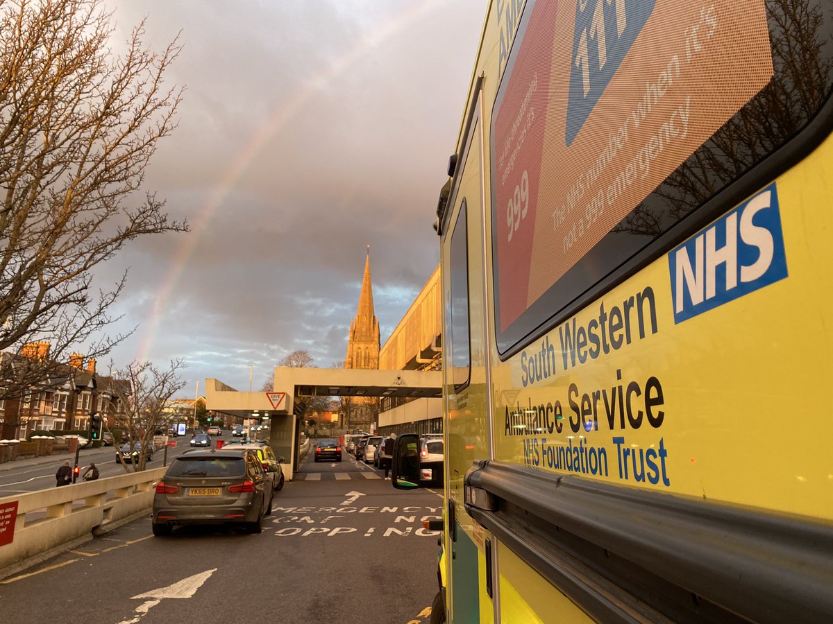 Lovely rainbow to finish this block of placement with <a href="/swasFT/">South Western Ambulance Service</a> … not long now till we’re (hopefully) qualified!