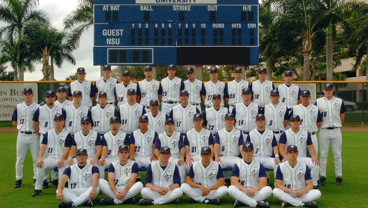 NSU_Baseball's tweet photo. Attention NSU Baseball Alumni! Letโs reconnect.
Click this link to RSVP to alumni night next weekend (3/11) at #DeepBlueFriday
Even if you canโt make it, please fill out the form so we can update your contact info!
https://t.co/ChyMDR3ln3
#OneSharkFamily https://t.co/fQI9ey1hDV