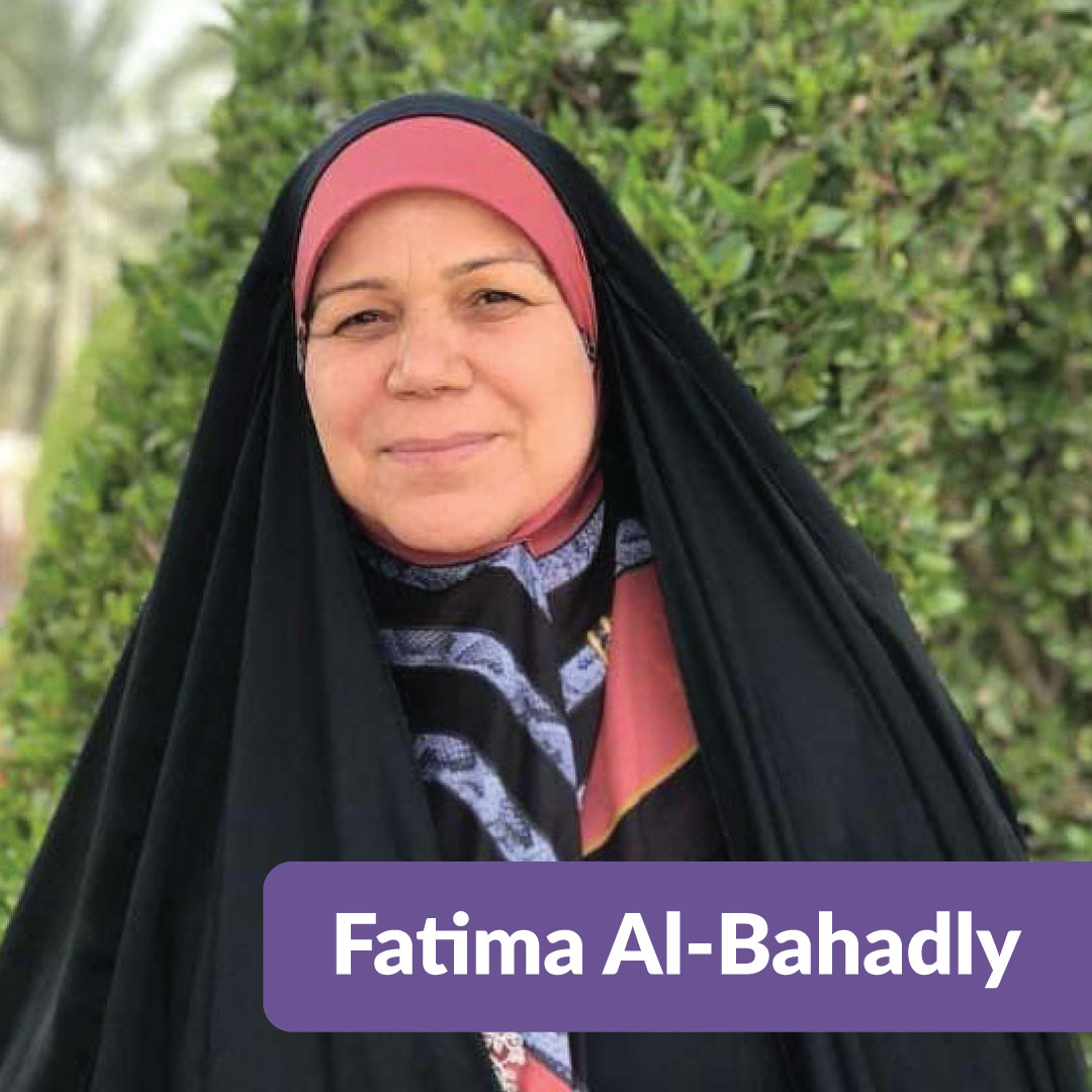 CatalystasC's tweet photo. This amazing women, Fatima Al-Bahadly, is the executive director of the Al-Firdaws Society, a #WPHF partner in Iraq.
#WHM2022 #WomensHistoryMonth https://t.co/wKayOevY3a