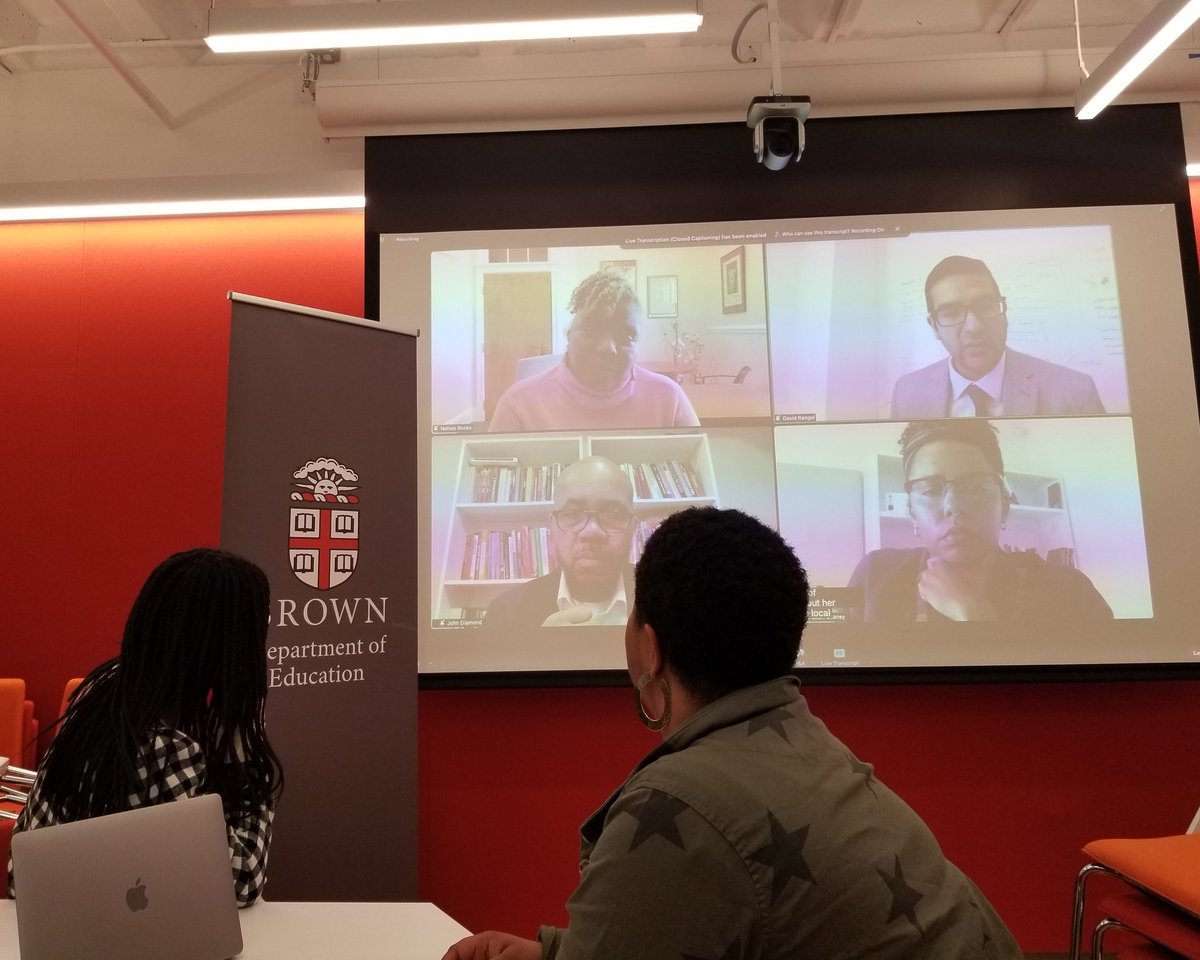 Our class is proud of our professor in @urbanEdpolicy Prof. Chaney is so inspiring & DOPE! Grateful to be learning and growing under mentorship of Ed leaders like @nrookie Prof. Rangel & @johndiamondphd @BrownEduDept  #UrbanEd #EdEquity  #lifelonglearning