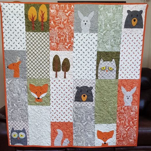 ScanNCutUK's tweet photo. We love this forest friends quilt Anne Garner has made with her #ScanNCut machine 🦊 🐻 🦉  

For your chance to feature on our page, reply to this Tweet with your most unique crafts! https://t.co/s7nRT5HCrU