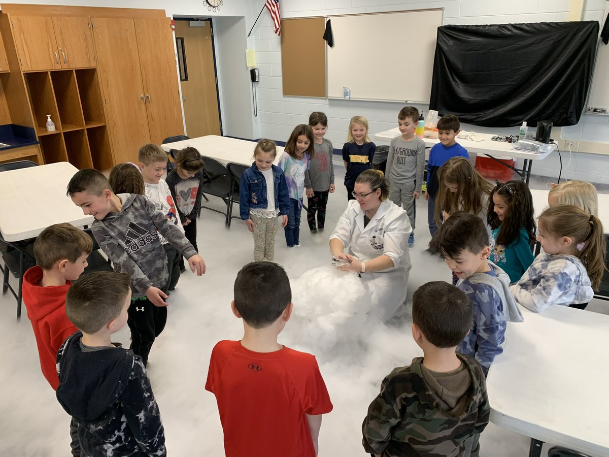 Mad Science was a hit with our 1st grade students also! Thank you Unqua PTA!