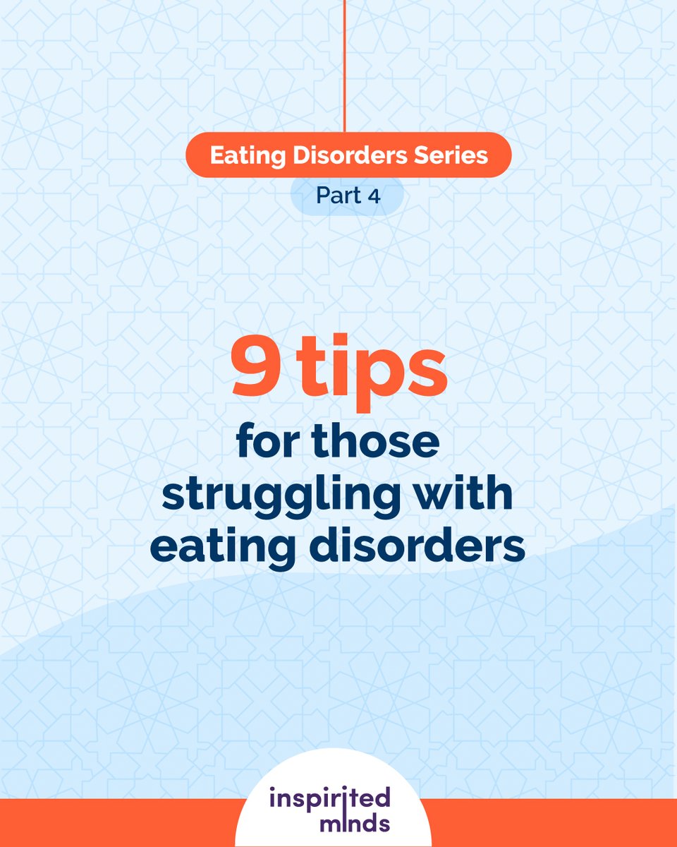 InspiritedMinds's tweet photo. 🦋 #9tips for those struggling with #eatingdisorders 🦋 Share your tips below👇🏽 At Inspirited Minds, we offer faith-based and culturally-sensitive counselling in over 12 languages - head over to our website to find out more. 📲 #part4 #eatingdisorderawarenessweek2022 https://t.co/9bZdRGfKBY