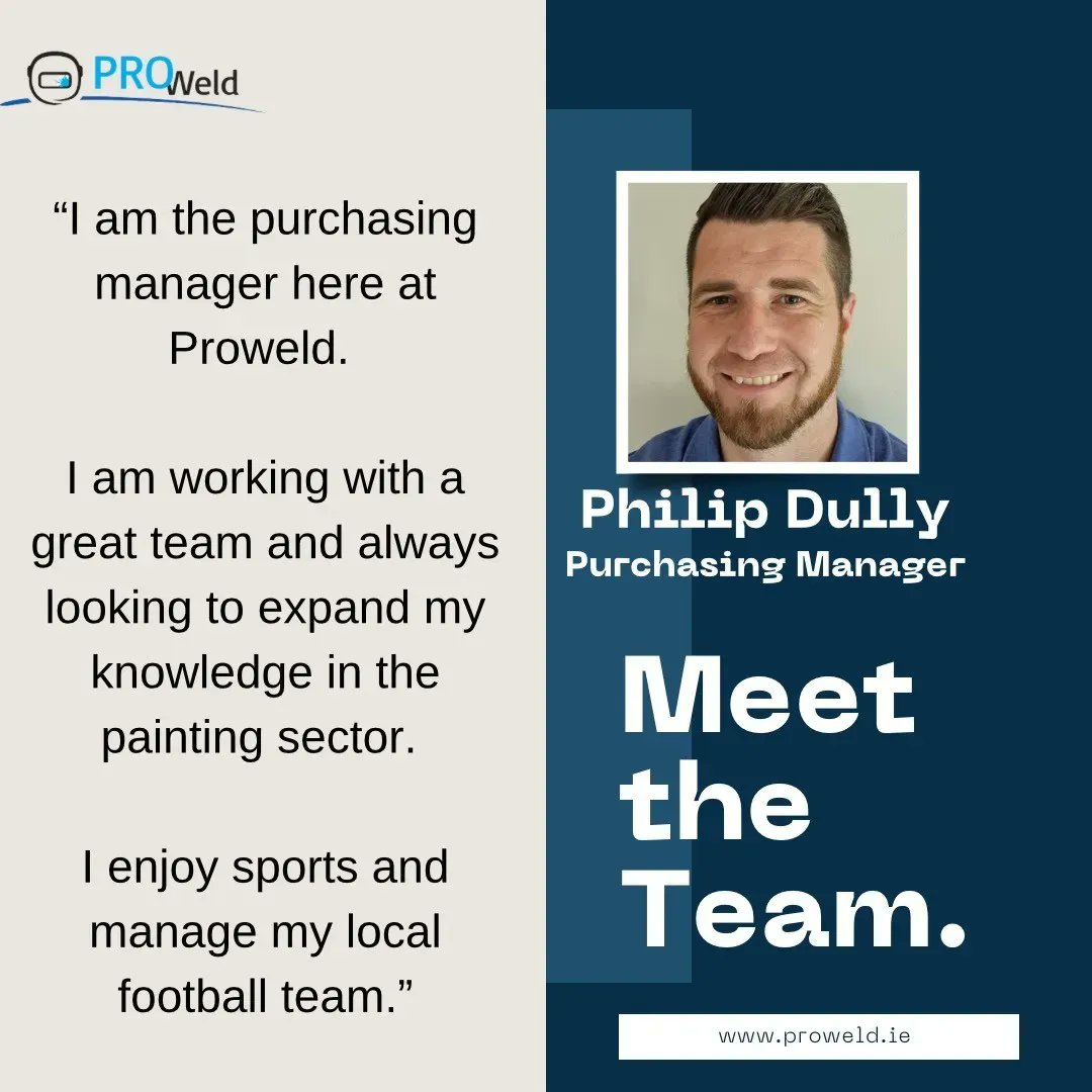 ProWeld_Ireland's tweet photo. Meet another member of our team here at ProWeld in Athlone!

https://t.co/2oR7P6HpsY

#MeetTheTeam #supportlocal #proweldireland https://t.co/2UPRMNcKcR