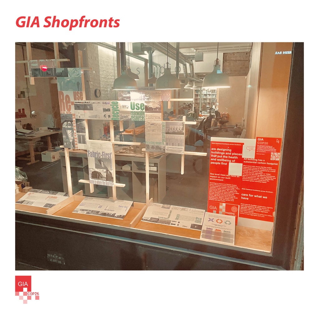 gia_tweet's tweet photo. #COP26Recap
The GIA have invited chapter architects to prepare displays in their shopfront windows of their work in relation to sustainability and climate change. https://t.co/Do0Y8n0uex