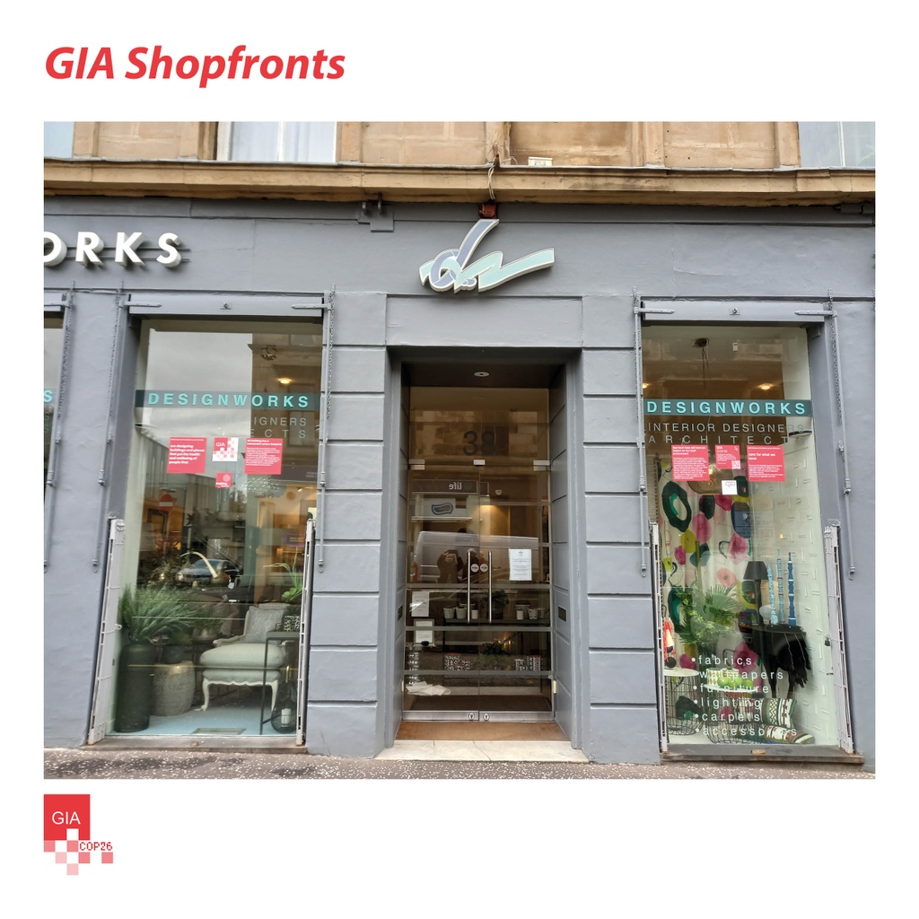 gia_tweet's tweet photo. #COP26Recap
The GIA have invited chapter architects to prepare displays in their shopfront windows of their work in relation to sustainability and climate change. https://t.co/Do0Y8n0uex