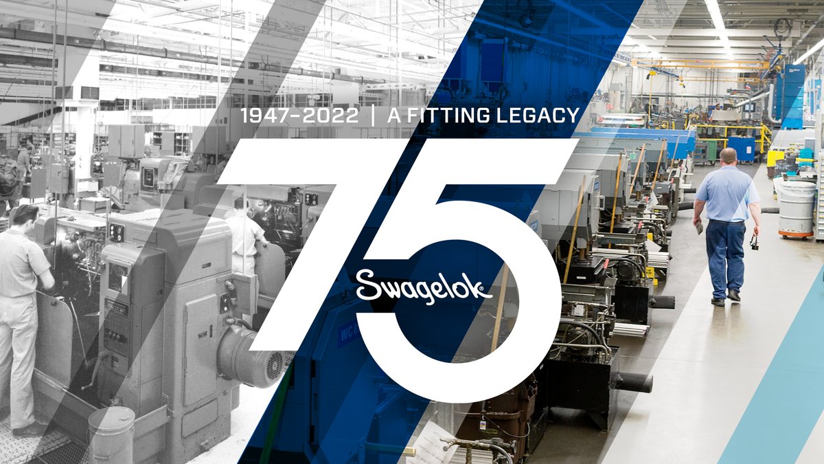 Swagelok's tweet photo. Happy #EmployeeAppreciationDay! We're proud to celebrate 75 years of quality products made possible by quality people. Our associates truly understand the important part our products play in critical industries around the globe. https://t.co/bfCG0ObJoI