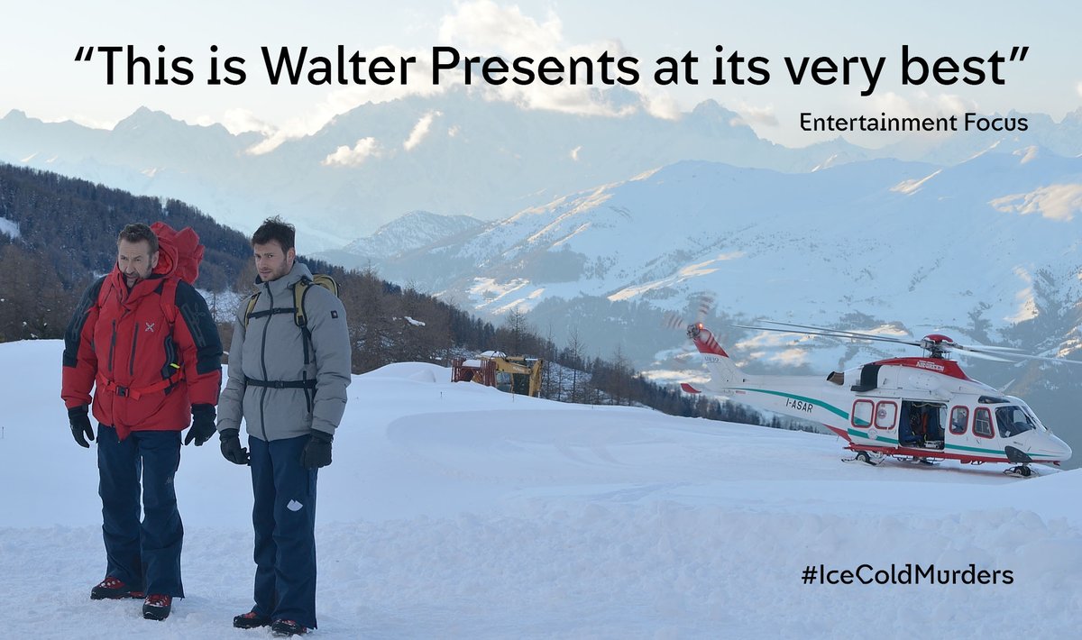 WalterPresents's tweet photo. It's the FINAL episode of #IceColdMurders tonight on More4 at 9pm, and detective Rocco Schiavone finds himself in hot water... https://t.co/MRur08YF1E