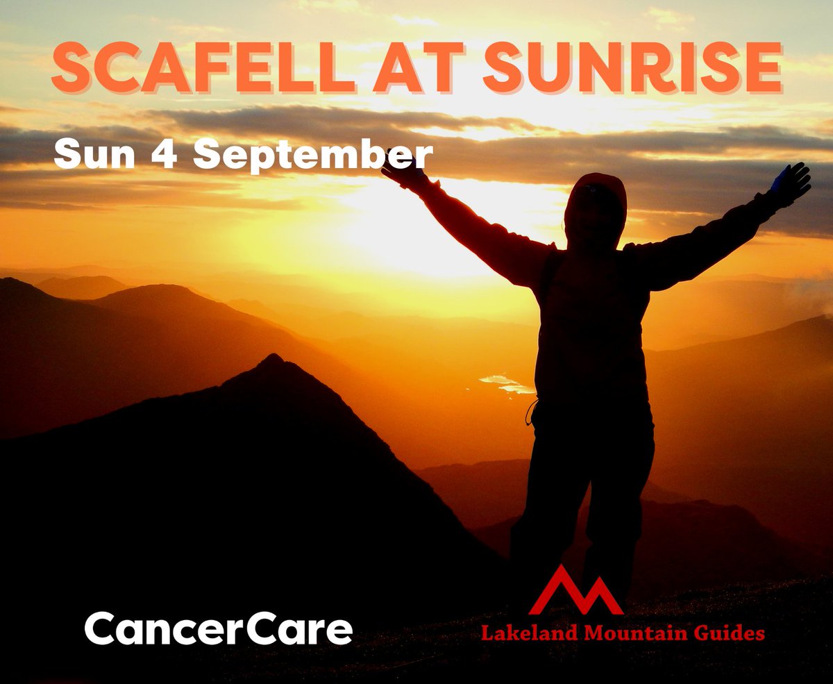 CancerCare (@cancercarelocal) on Twitter photo Experience the glory of the #LakeDistrict as few get to see it!
Join us for a guided moonlit walk with <a href="/LakeldMtnGuides/">Lakeland Mtn Guides</a> to the summit Scafell Pike and witness a spectacular sight like no other, as the sunrises over the Lakeland landscape. ow.ly/7HQ150I8Uvz #mountains Experience the glory of the #LakeDistrict as few get to see it!
Join us for a guided moonlit walk with <a href="/LakeldMtnGuides/">Lakeland Mtn Guides</a> to the summit Scafell Pike and witness a spectacular sight like no other, as the sunrises over the Lakeland landscape. ow.ly/7HQ150I8Uvz #mountains