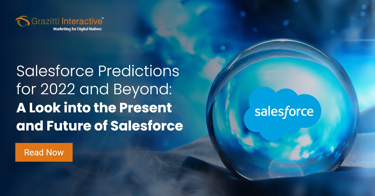 Grazitti's tweet image. Strategic partnerships and innovations made Salesforce the world’s #1 CRM. This 9-chapter series decodes its ‘next phase’ and predicts how it will benefit businesses.

👉 rb.gy/xwktah 👈

#salesforce #predictions #salesforcepredictions #CRM #grazitti
