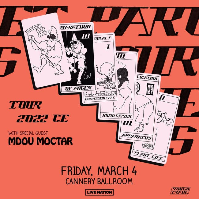 Friday is going up! We have Parquet Courts w/ Mdou Moctar at Cannery tonight!  Doors are 7, show at 8. Snag tickets online or at the box office: bit.ly/3vEwKFG