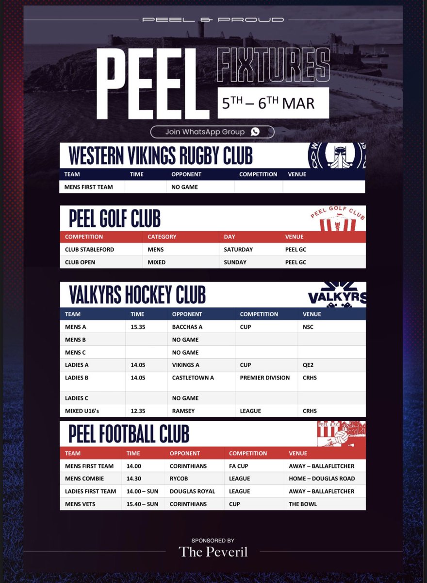 ValkyrsHC's tweet photo. Fixtures for this weekend. Good luck to all teams and clubs. https://t.co/Ar7JJ2pNBx
