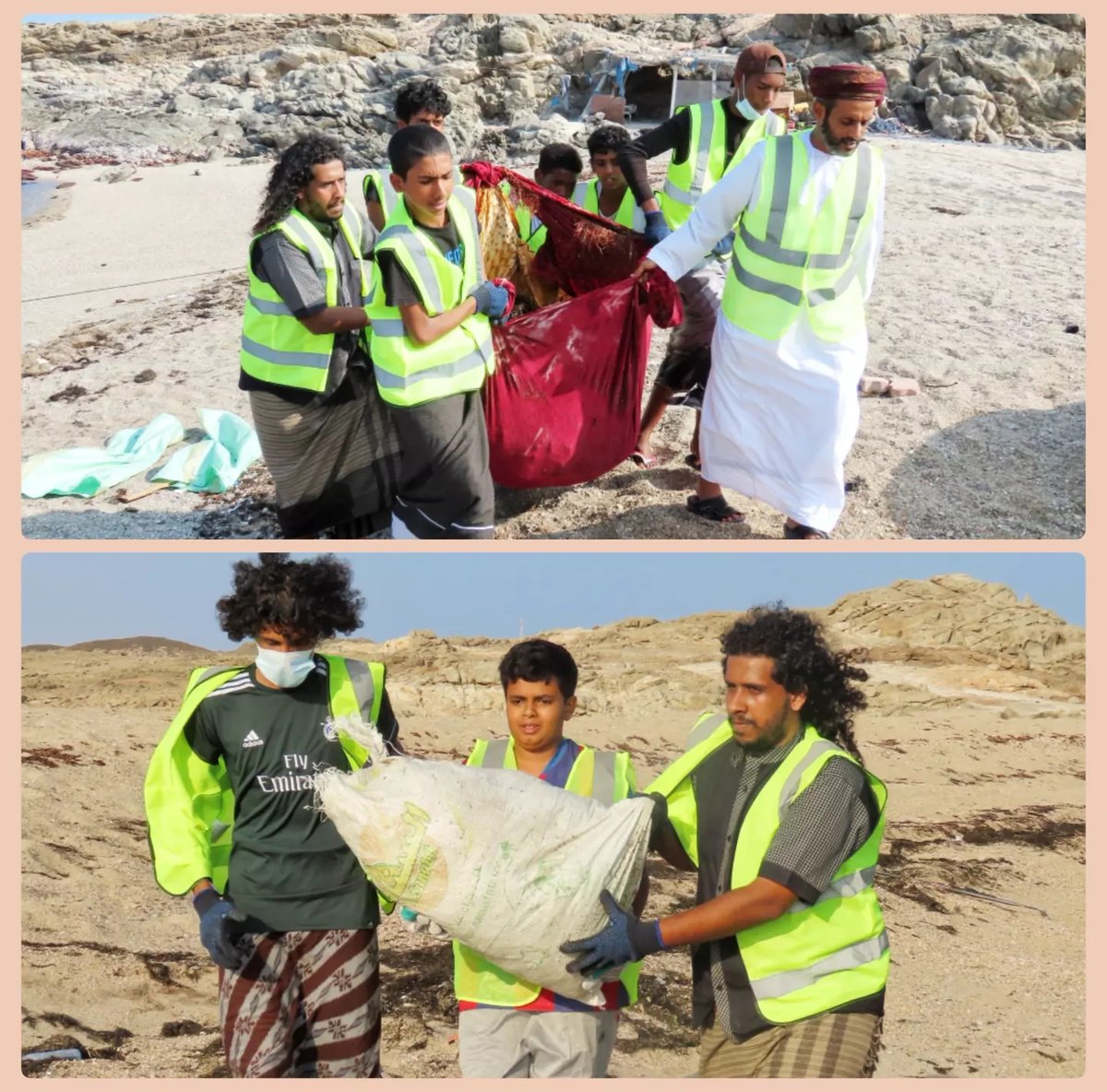 sadahteam's tweet photo. مبادرة فريق سدح الخيري في تنظيف #شاطئ حات بولاية سدح بالتعاون مع #بلدية سدح
@Mosdoman https://t.co/PZJAKxxB6T