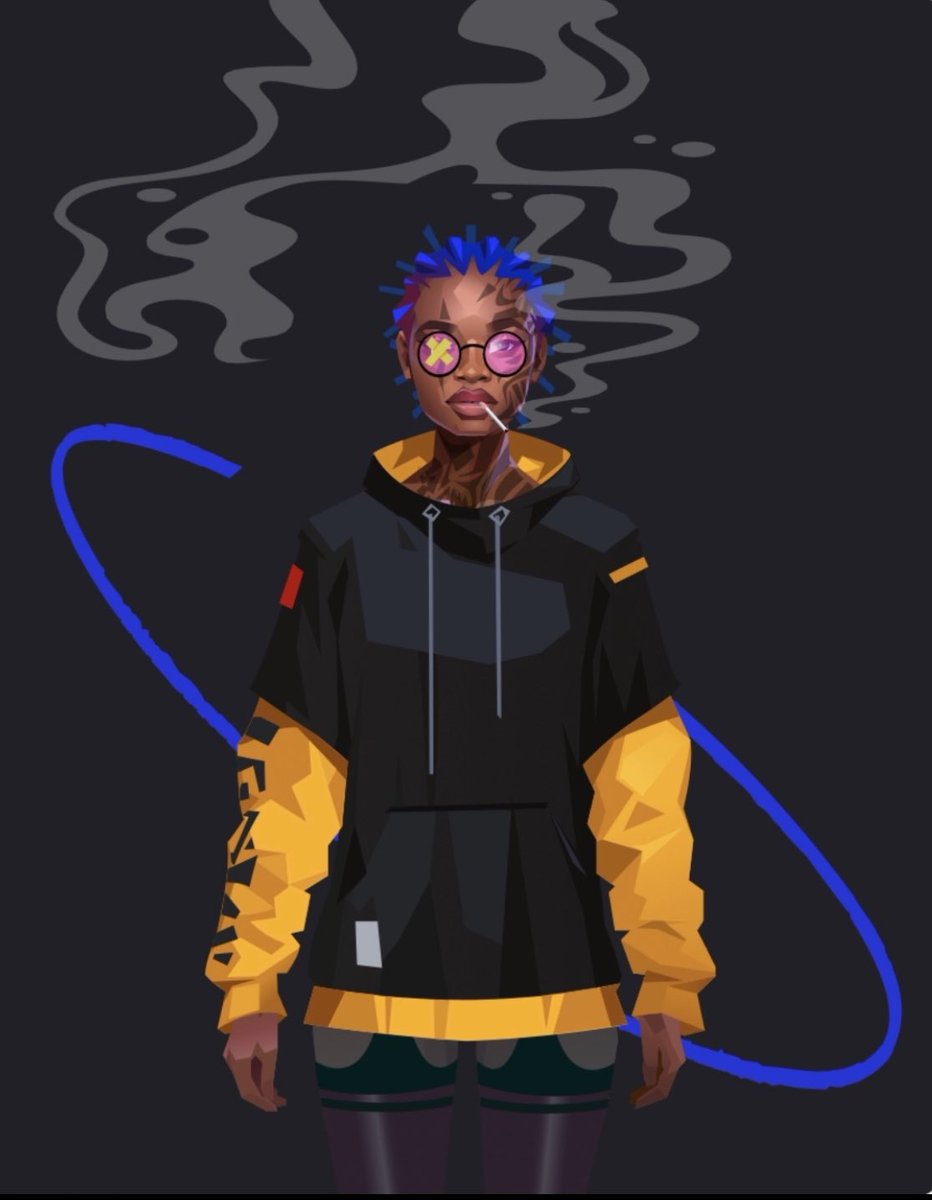 Just minted my completely on chain <a href="/CyberBrokers_/">CyberBrokers</a> by the 🐐 <a href="/josiebellini/">josie</a> 🤩