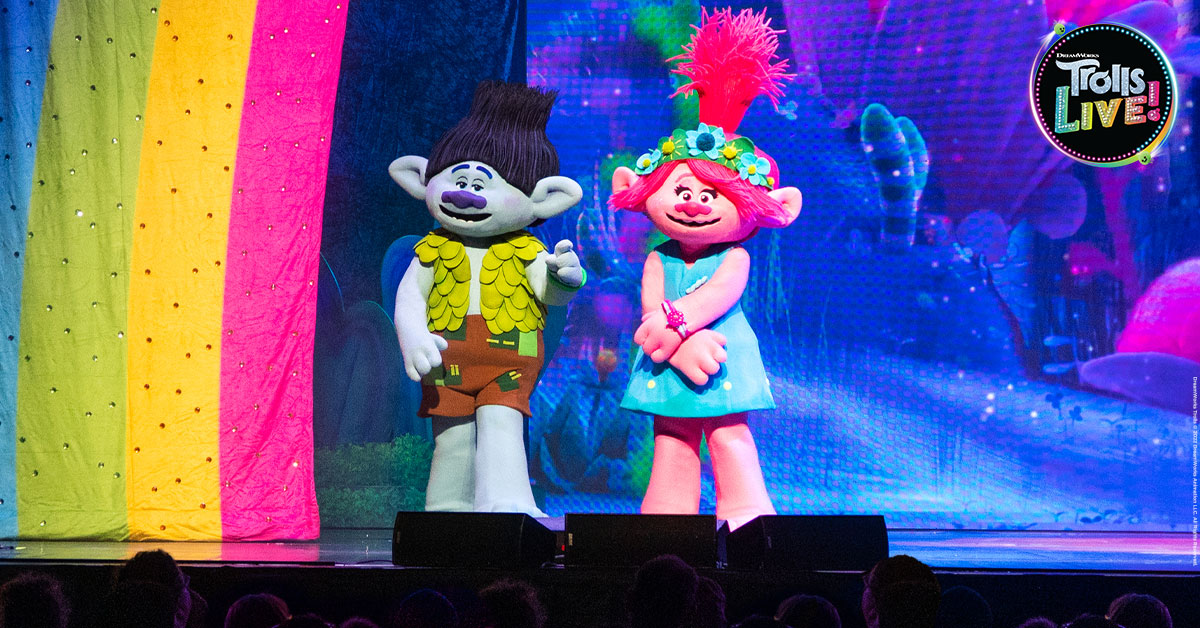 Watch as Poppy, Branch, and the rest of Trolls Village unite in harmony at Trolls LIVE! 🎶 #TrollsLIVE #DreamWorksTrolls <a href="/Trolls/">DreamWorks Trolls</a>