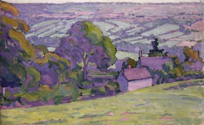 RAMMuseum's tweet photo. 'A Devonshire Valley, No. 1' by #RobertBevan.

A founder member of the Camden Town Group, Robert Bevan was inspired by the East Devon landscape. A companion piece is currently on display @BrightonMuseums.

Find out more from @AndrewJHJackson > https://t.co/zdM7nEfJ1i https://t.co/gkMxEUwfiV