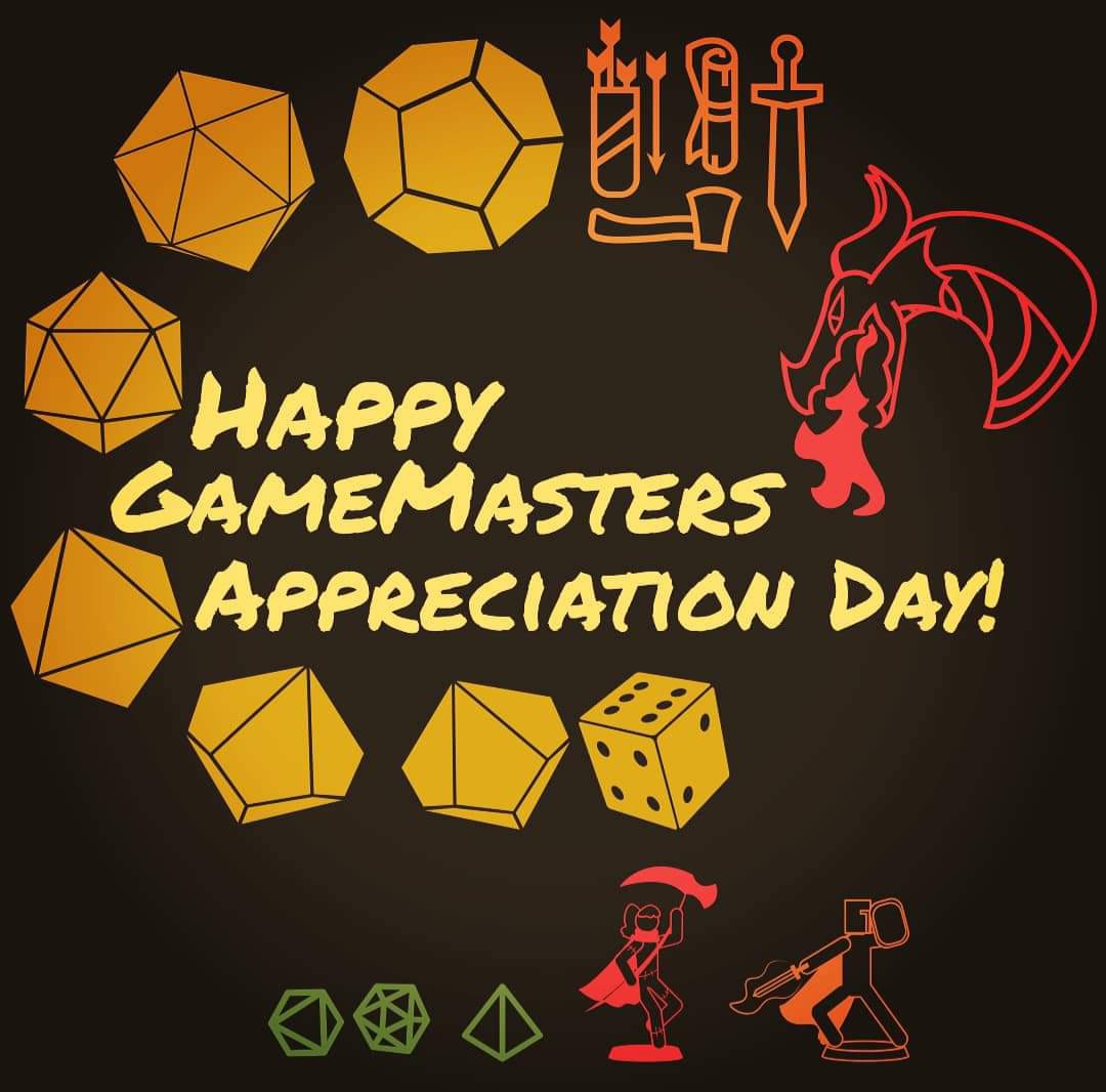 Smiling_dm1's tweet photo. To all the Dm's, Gm's, Storytellers and weavers of fantasy and adventure, this day is for you!

#donttrustthesmilingdm #ttrpg #dnd #rpg https://t.co/IAJIkUn8kv