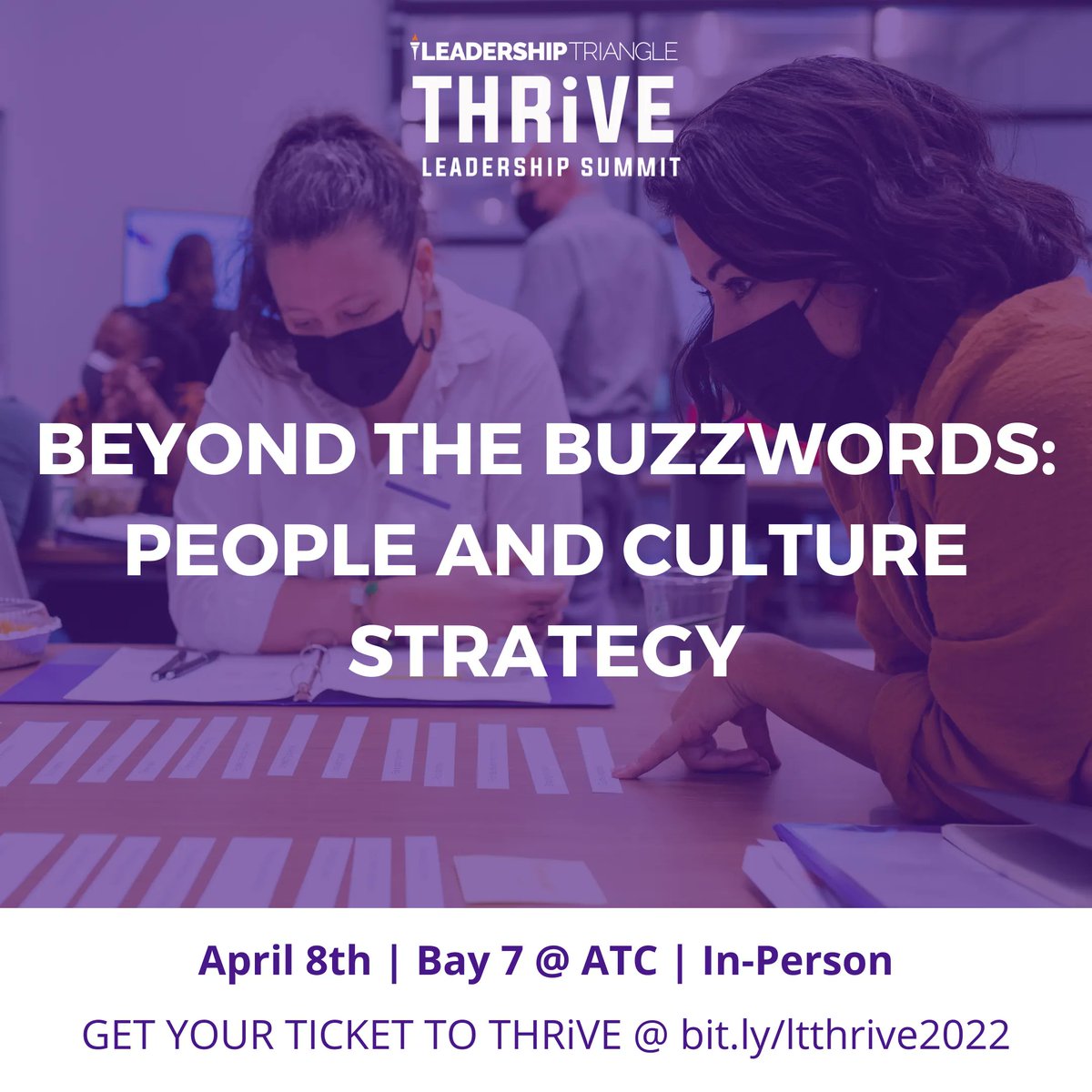 LeadershipTri's tweet photo. How do we find and keep talent for our open jobs? Come to THRiVE and hear from a panel of speakers who will offer talent retention strategies that focus less on perks and more on the foundations. Get your ticket today: https://t.co/5O56WWseQX
#leadershiptriangle #ltthrive2022 https://t.co/hT49I0lvip