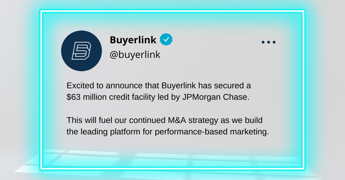 Buyerlink tweet media