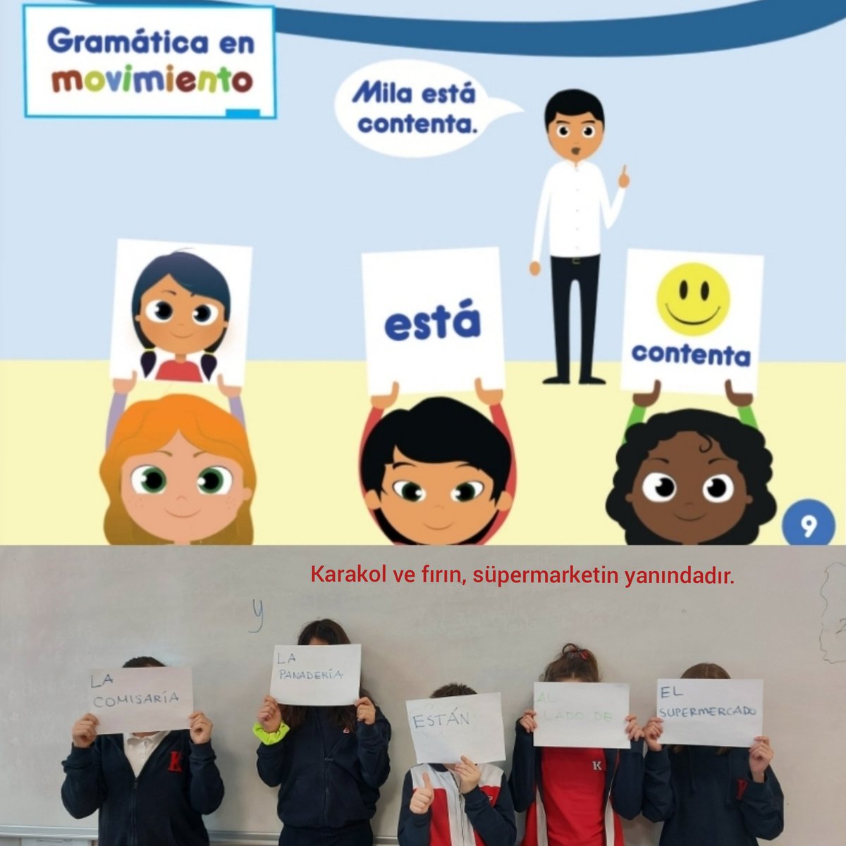 Cuando los estudiantes de 12 años lo estaban pasando pipa en clase gracias al enfoque innovador "Gramática en movimiento" de Misión Ñ 🤩...
 <a href="/enclaveele/">enClave-ELE</a> #twitterele #Español #Spanish