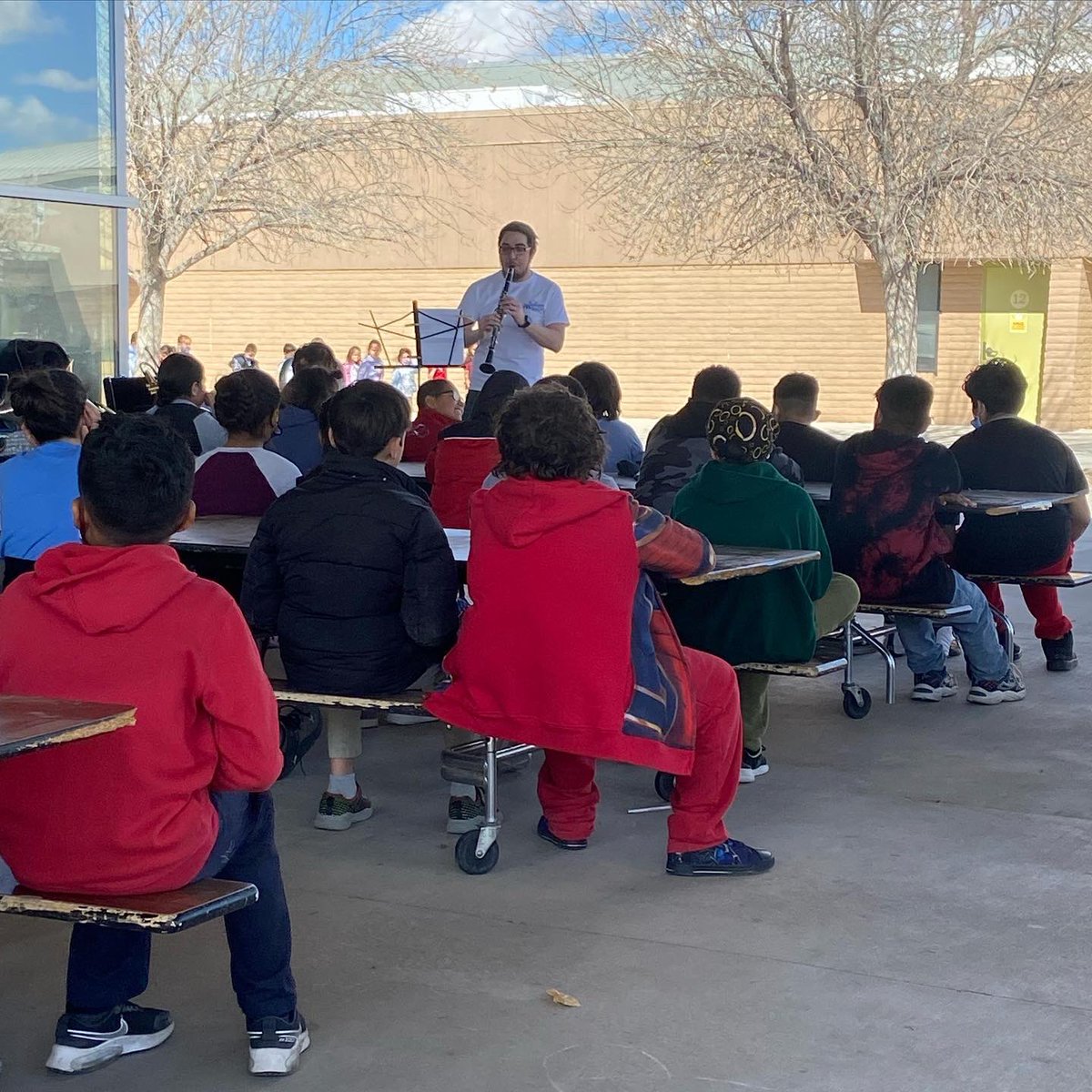 DGESTigers's tweet photo. Thank you to Washington MS, they came out today to present about the possible electives, and band elective to our 5th graders. The end of the 21-22 school year is right around the corner and the start of a new year will be here fore you know it. https://t.co/pczjN26zOS