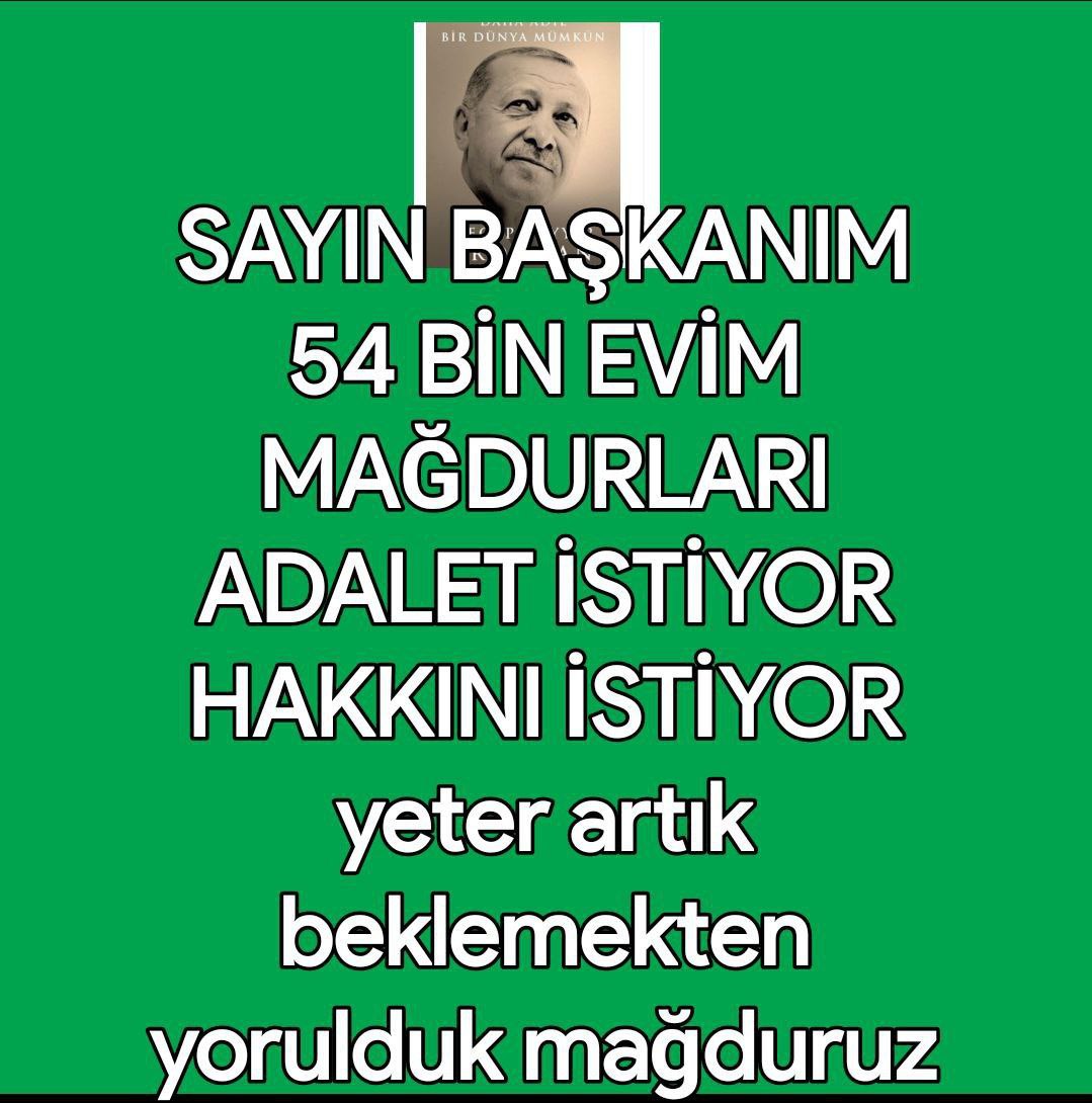 Nvd341's tweet photo. #GecikenAdaletOlmazOlsun

@RTErdogan @NureddinNebati 
@EmineErdogan @BY @tcbestepe @NumanKurtulmus
@haluklevent @BDDKResmi
@omerrcelik @MustafaSentop 
@TRombudsman @tmsftr
@ikalin1 @bybekirbozdag @_cevdetyilmaz @nejatkocer . https://t.co/l4CORtXXS7