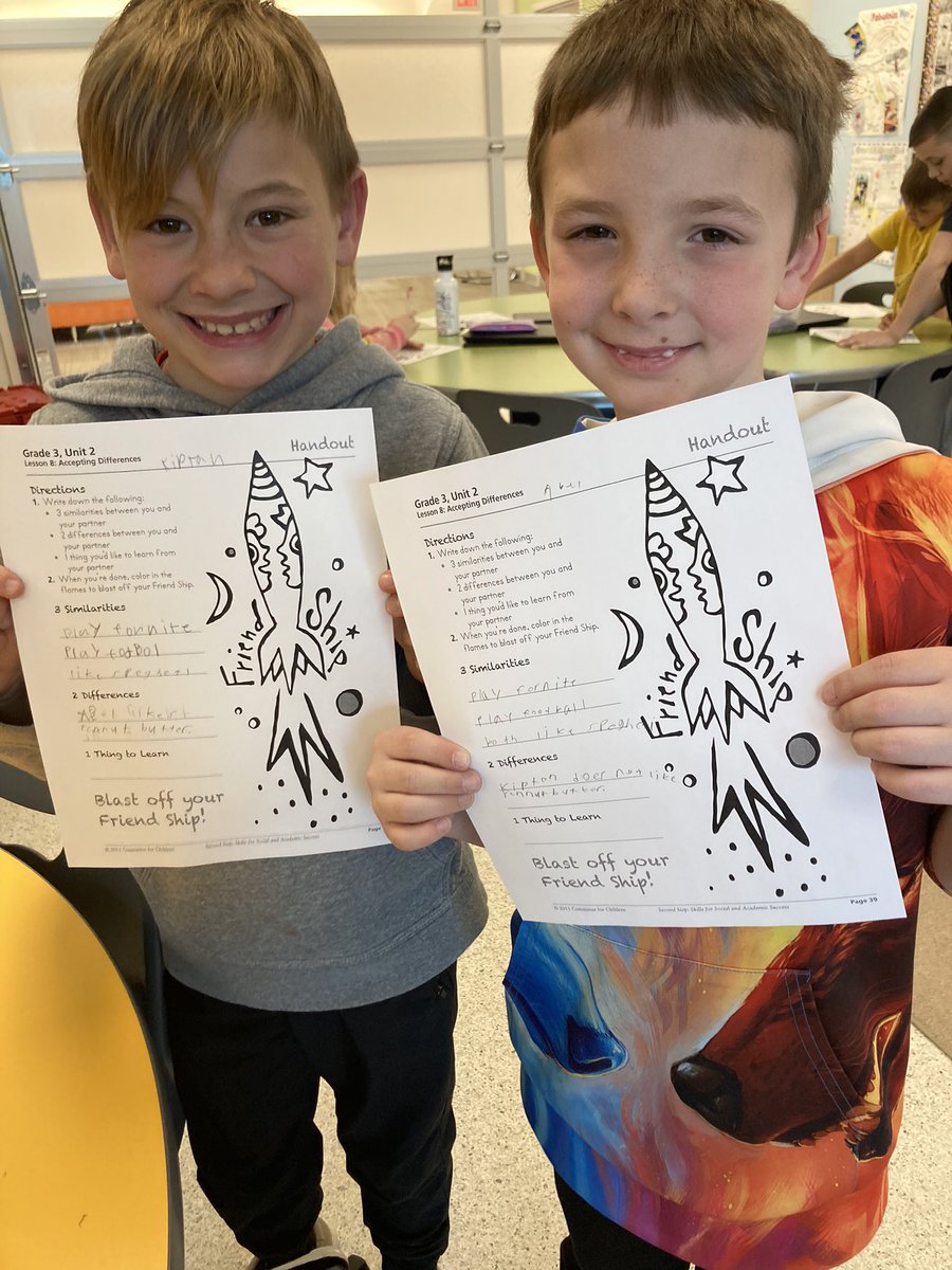 MrsEGrade3's tweet photo. #secondsteps is a favorite part of our weekly schedule! Understanding how others have different likes, dislikes and feelings than us, and how to still keep healthy friendships with them ❤️ #readingelem #socialsuccess #academicsuccess #thirdgrade https://t.co/nu2REX8B5b