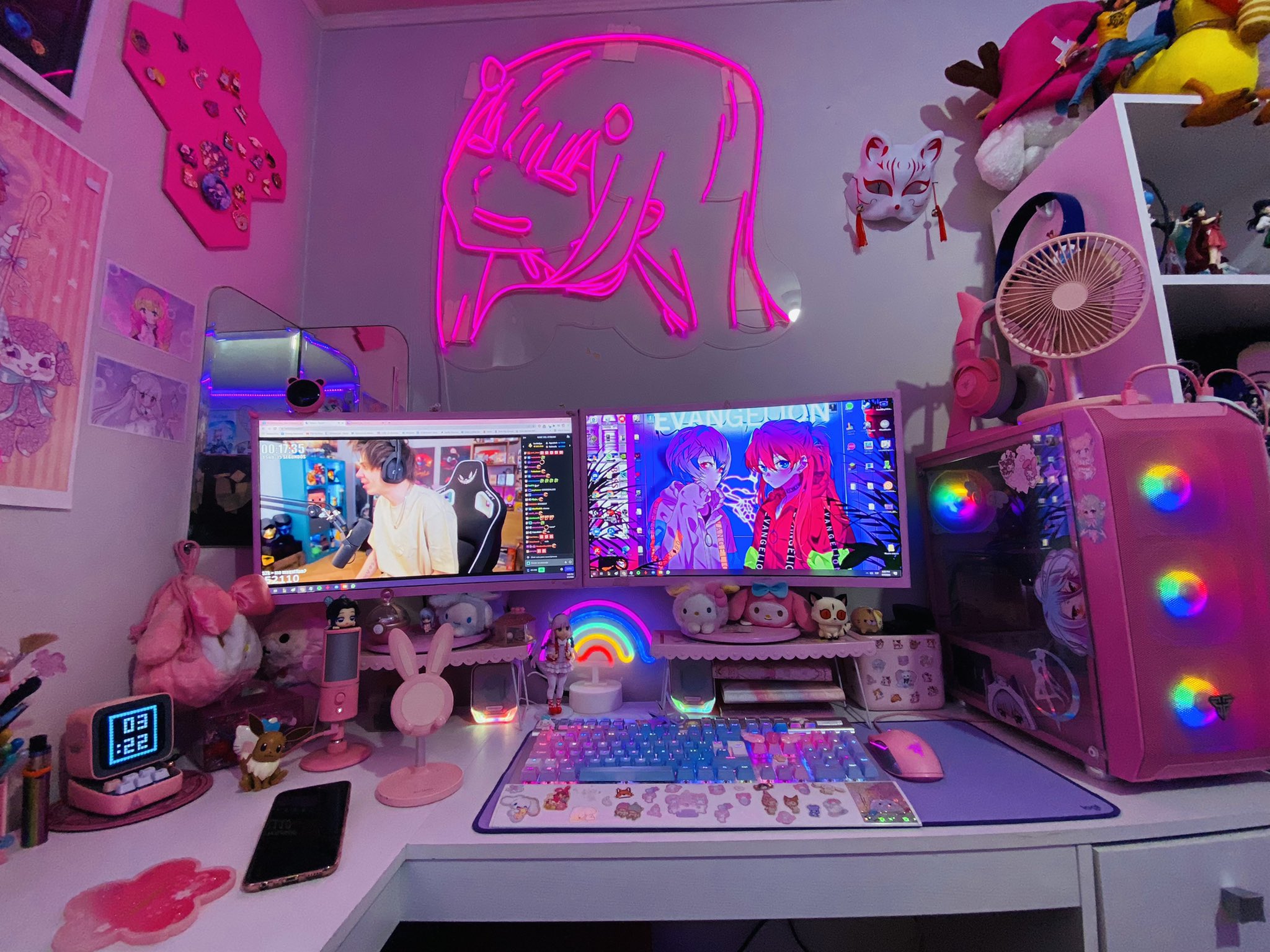 DarlingCute on Twitter: "Aquí dejo más fotitos de mi setup la verdad es que lo amo es mi espacio