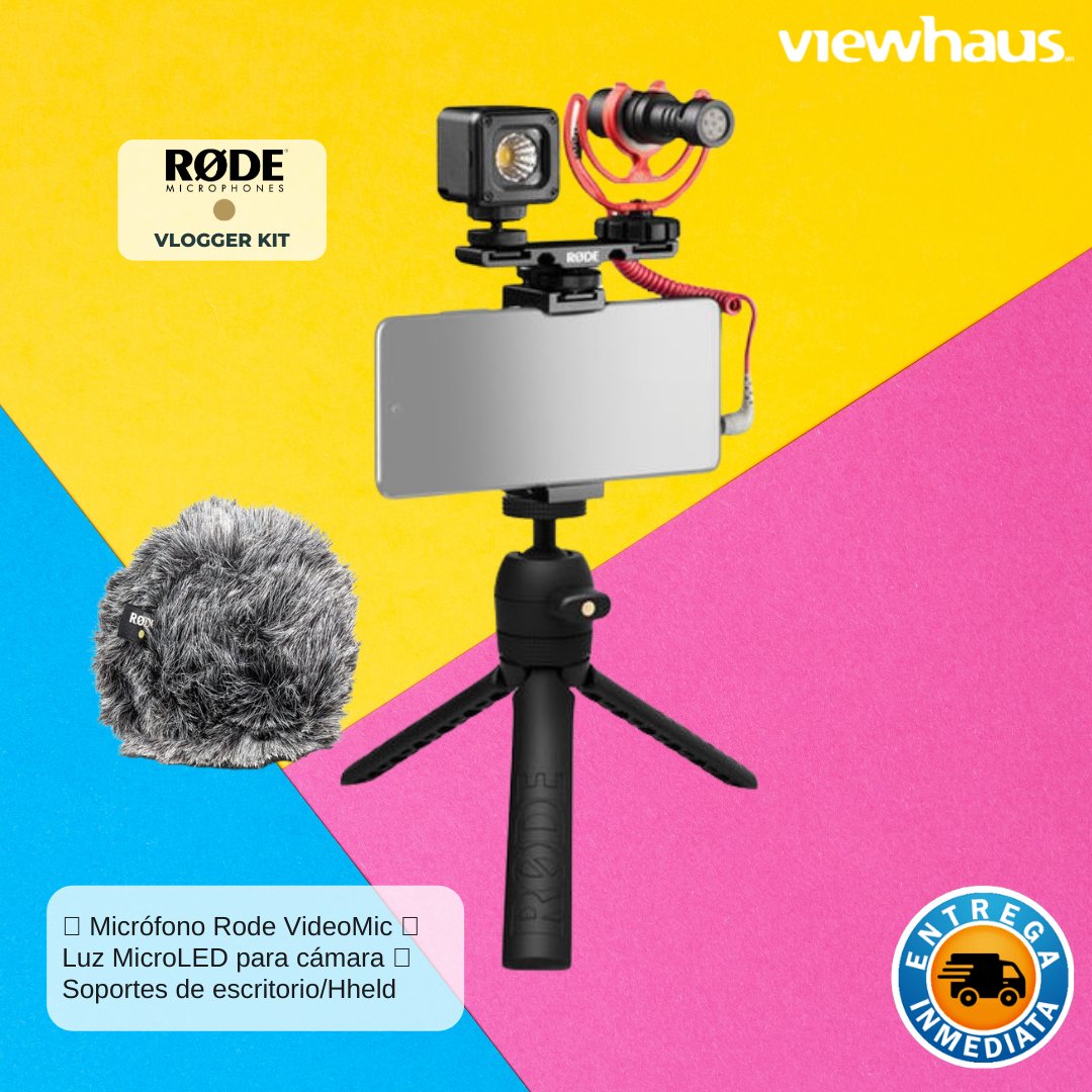 VIEWHAUS's tweet image. 🚨ENTREGA INMEDIATA🚨
🔥RODE VLOGGER KIT🔥
Crea tu contenido de una manera fácil y práctica.

#Rode #VloggerKit #videoblogs #Video