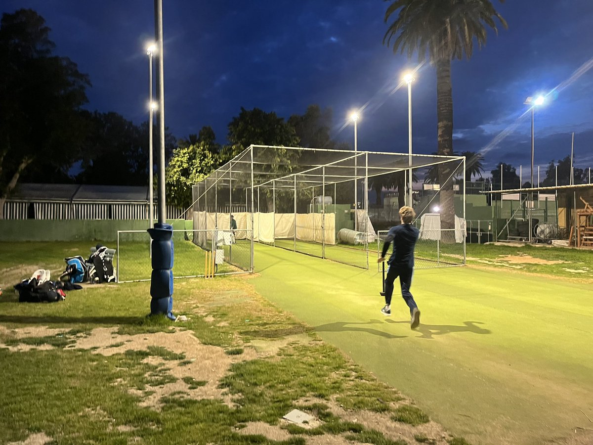 Training under the lights