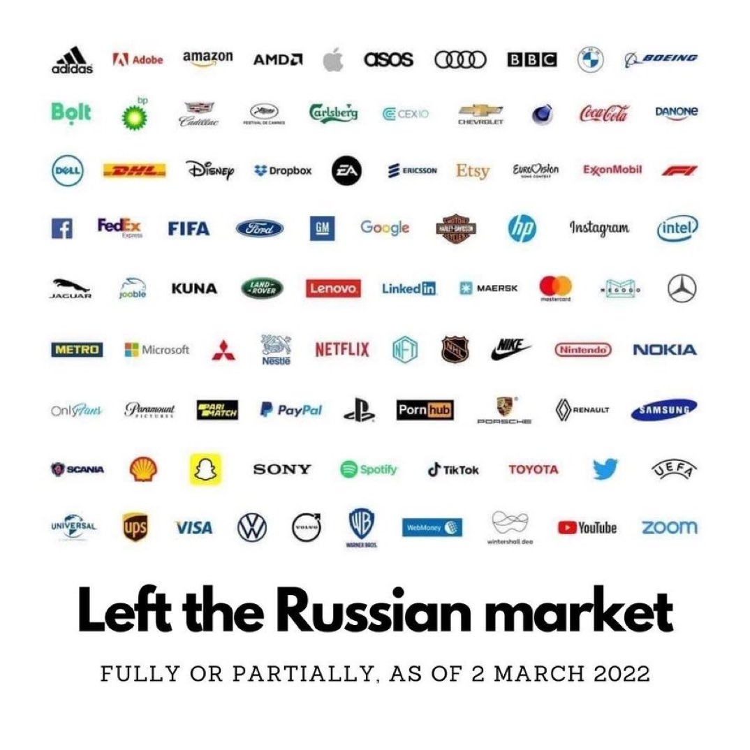TheConflictDesk's tweet photo. The sanctions will be noticed by every single Russian.

#Ukraine 🇺🇦 https://t.co/U2cSvkwOYQ