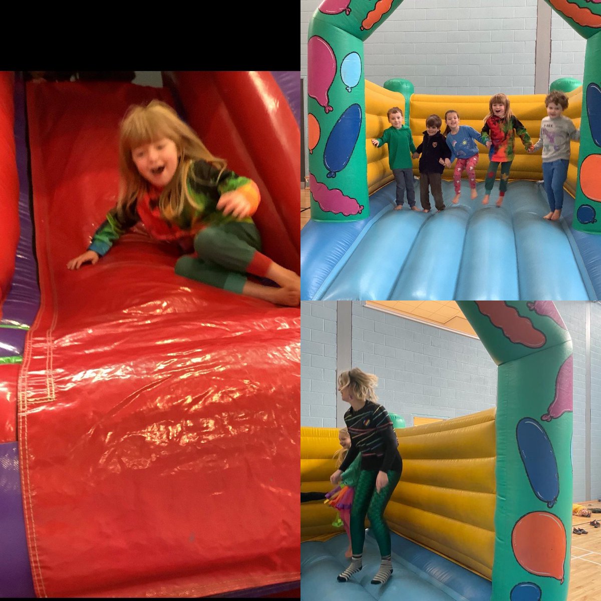SchoolAvanti's tweet photo. Weโre not sure if it was the children or Miss Jefferies who had the most fun today ๐คท๐ผโโ๏ธ. Bouncy castles for our greatly improved attendance across the school. Well done children and Parents/Carers of Avanti Gardens. #bouncingfun #attendancereward #learningeveryday #everydaycounts https://t.co/y1ZdAQWrn2