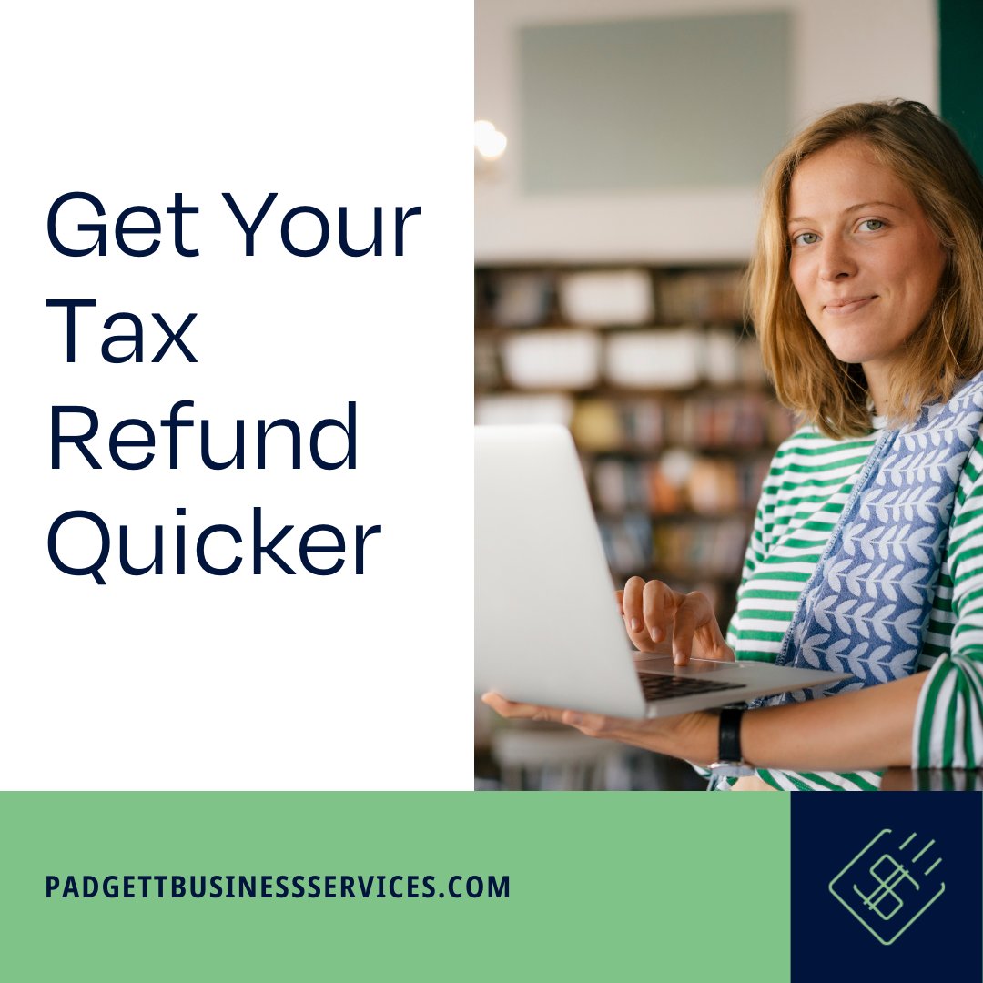 Padgett_IL's tweet photo. Tax season has just begun, but it’s not too early to start thinking about your refund! 

There are several things you can do to help ensure your refund is received quickly!

Check out our website at https://t.co/N9Oy6y9jnY. 

#taxrefund #barrington #padgett #illinoiscpa #cpa https://t.co/X5cNnAQfJM