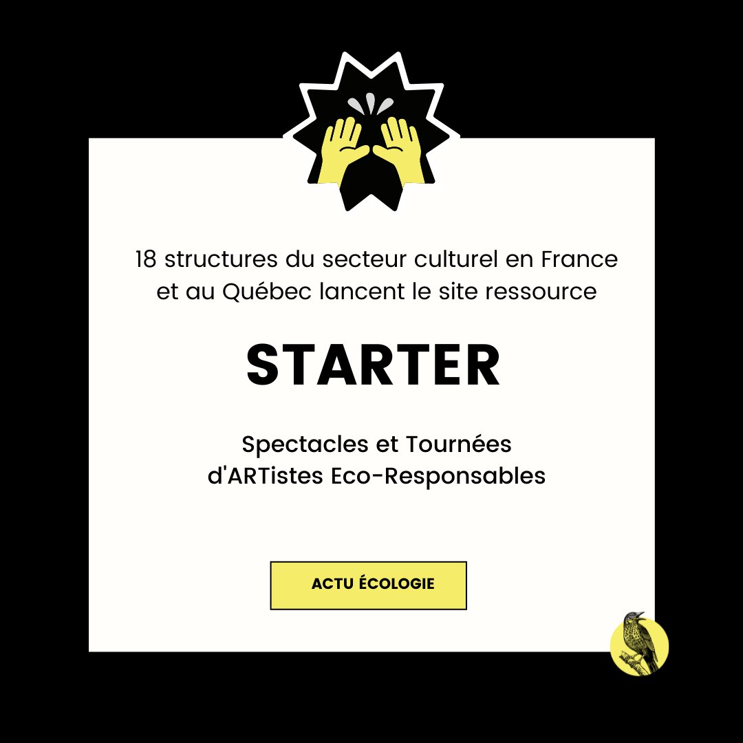 DeclaresFr's tweet image. [#ACTU] Avec le « Projet STARTER » 👏🌱
Comment inciter les artistes, tourneur·euses, technicien·nes et programmateur·rices à une démarche plus responsable ? 👀

Les bonnes pratiques sont à découvrir ici projetstarter.org

#musicforclimate #musicdeclares #musicforlife