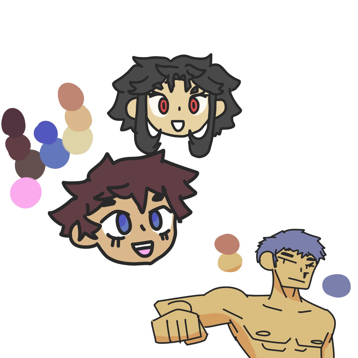 checkedmixed's tweet photo. Doodles and Color Practice from February https://t.co/CoNUNAY4x1