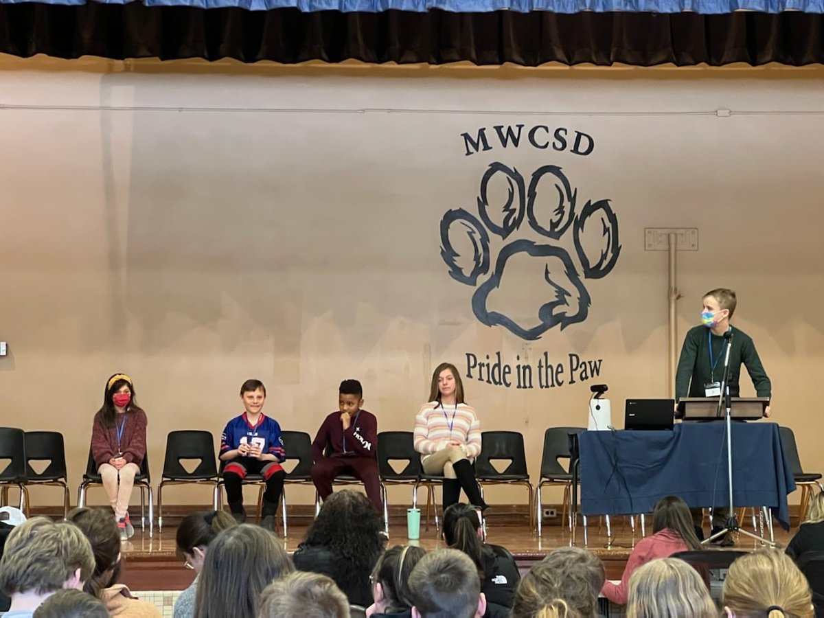 MWCSDTweets's tweet image. Congratulations to all of our 3rd - 8th Spelling Bee participants today! You should be so proud! You did something hard! Yay! 

1st place: Francis Hottinger 8th grade
2nd place: Amelia Cunningham 7th grade
3rd place: William Bowman 5th grade